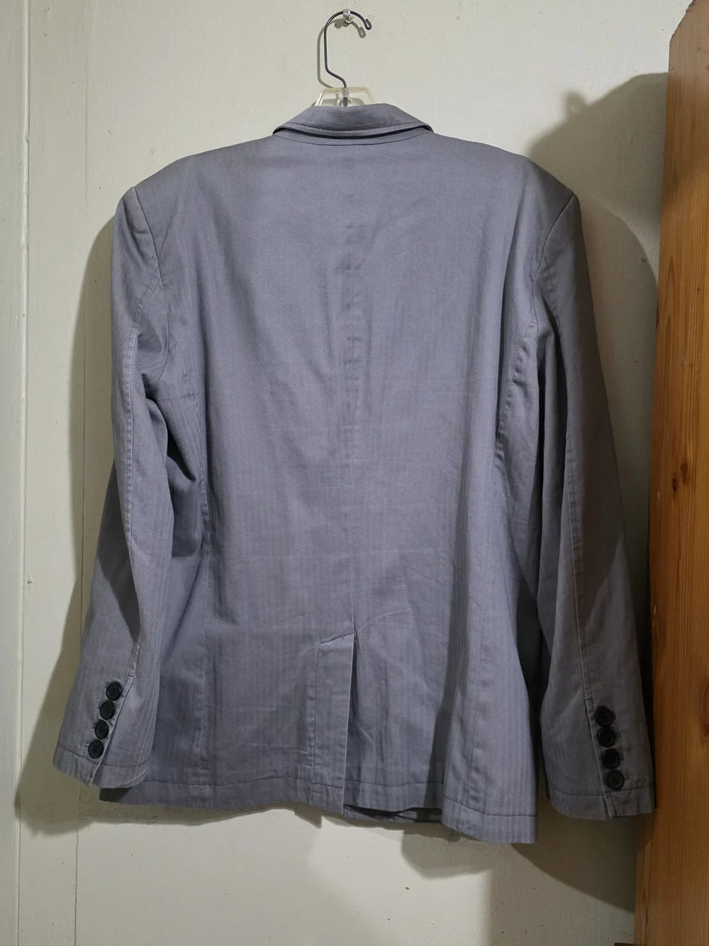 Izod Men's Gray Two-Button Casual Blazer Used Size L